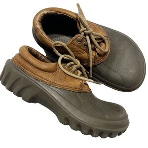 Crocs Axel islander Pitcrew youth junior 1 little kids brown